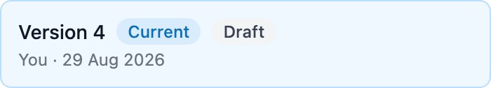 The current version, still a draft