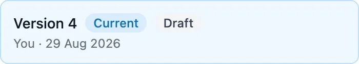The current version, still a draft