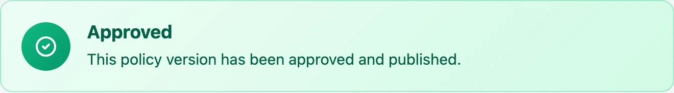 The version approved and published